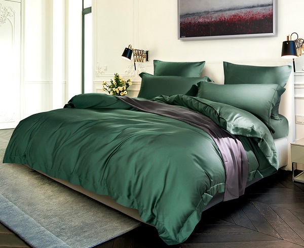 Зеленое постельное белье